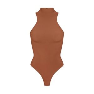 HIGH NECK THONG BODYSUIT